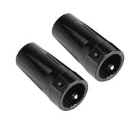 Changor Adattatore per Asse Dritto Posteriore in Lega di Alluminio Durevole Lucidato per Parte Auto RC per AXIAL AX90056 Wrangler Rosso Confezione da 2 (#2)