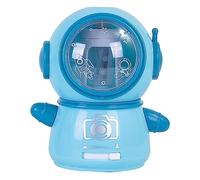 Changor Affittatore a Matita Elettrica, Affiliatore a Matita Automatico USB e Batteria per Bambini, Casa in Aula (Verde blu)