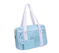 Changor Borsa a Tracolla per la Scuola Giapponese, Oxford, Non Pieghevole, | **Tessuto Oxford, Non Pieghevole, Interno Spazioso, Scomparto per Tablet e Libri di Testo, Anime Cosplay, Spostamenti in