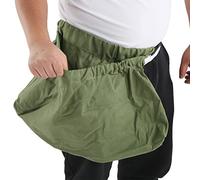 Changor Borsa per la Raccolta, Borsa in Tessuto Oxford Montata in Vita con Tasche Multiple, per la Raccolta della Frutta per il Foraggiamento in Giardino e il Campeggio All'aperto (Verde)