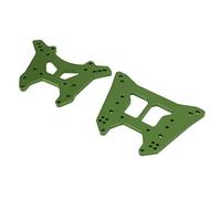 Changor Cerchi per Ammortizzatori RC Le Torri Ammortizzatrici Durevoli in Lega di Alluminio Migliorano Le Prestazioni per Le Auto RC Fuoristrada Serie 1/7 1/8 (Verde)