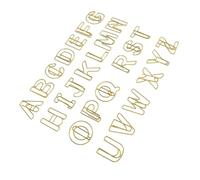 Changor Clip per Carta con Lettere Dell'alfabeto, Organizer Creativo per Graffette Dalla A Alla Z, per Ufficio, Scuola, Casa, 26 Clip in Metallo