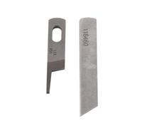 Changor Coltello Superiore e Inferiore, Robusto Set di Lame Taglia-cuci in Acciaio per Macchine da Cucire Domestiche, per Taglia-cuci Industriali, Adatto per Siruba 118460/118456