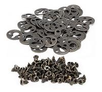 Changor Gancio per Cornice per Foto, Buco della Serratura, Chiodi per Appendere Opere D'arte, Immagini, Decorazioni, 50 Pezzi in Lega di Zinco per L'home Office