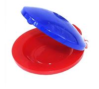 Changor Giocattolo di Nacchere in Plastica per Bambini con Eccellente qualità del Suono per L'apprendimento Educativo della Musica, Adatto per Percussioni con le Dita per Bambini (Rosso Blu)