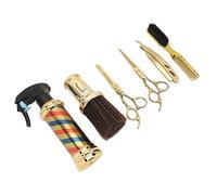 Changor Kit di Forbici per Taglio Capelli 6 Pezzi, Set di Cesoie per Parrucchiere con Forbici per Sfoltire Pettine Spray per Spolverino Spazzola per Coltello Barba per Uso Domestico in