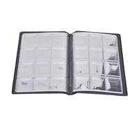 Changor Libro per la Raccolta delle Valute dei Giochi, Album per Soldi in Formato Mini da 120 Tasche con 10 Pagine, può Contenere Monete Fino a 28,5 Mm, Supporto per la Raccolta di (Rossa)