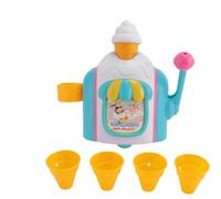 Changor Macchina per Gelato a con Forti Ventose per Bambini Piccoli, Maniglia per Preparare Dessert in Schiuma Nella Vasca da Bagno, Divertente Giocattolo da Bagno per Bambi
