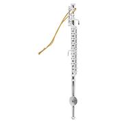 Changor Modello di Flauto in Miniatura Mini Strumento Musicale Decorativo Lucido Squisito per comò Ornamento da Tavolo Materiale in Lega Regalo per gli Amanti della Musica