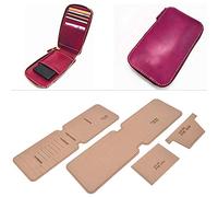 Changor Modello di Portafoglio per Portamonete Manuale, Acrilico Trasparente Resistente, Facile da Tagliare, 1 Set, 17 X 10 X 3 Cm