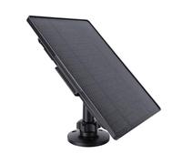 Changor Pannello Solare per Telecamera da Trail da 6 W Resistente Alle Intemperie con Batteria da 6000 MAh per Telecamere di Sicurezza Esterne Silicio Policristallino