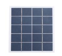 Changor Pannello Solare Policristallino 4W 5V Tipo C per Telecamere di Sicurezza da Esterno