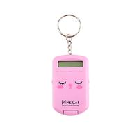 Changor Piccola Calcolatrice, Mini Portatile, Facile da Trasportare, in Plastica, Elettronica, Simboli Operativi di Base, Completa, Inodore, Adorabile, Bella, con Batteria Incorporata, (Rosa)