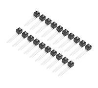 Changor Portalampada a Diodo Luminoso a LED da 20 Pezzi Design Anodo Comune a 3 Pin Durevole per Componenti Elettronici Artigianato di qualità (A sinistra verde, a destra rosso)