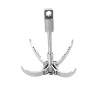 Changor Rampino da Esterno con Design a 4 Artigli | Pinza portatile e affidabile in acciaio inossidabile per l\'arrampicata, adatta per avventure all\'aria aperta, efficiente