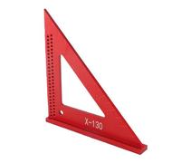 Changor Righello Triangolare per Tracciare 45/90 Gradi in Alluminio