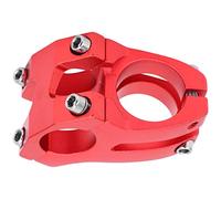 Changor Riser Manubrio Bici in Lega di Alluminio Leggera con Stelo Corto per la Maggior Parte delle Mountain Bike da Strada, Diametro 25,4 Mm/1 Pollice (Rossa)