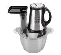 Changor Robot da Elettrico da 300 W, Design Compatto da 3 Litri (Spina | Acciaio inossidabile, Tritatutto efficiente, Ideale per la domestica, Tritacarne, Tritatutto per verdure