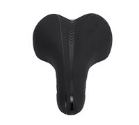 Changor Sella per Bici Addensata, Comoda Sella Impermeabile per Biciclette da Montagna da Strada - Spugna Alta Elastica Nera 27,8 X 16 Cm
