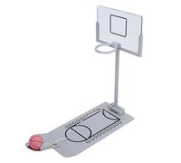 Changor Set Canestro da Basket da Tavolo, Mini Gioco da Basket da Tavolo in Metallo con Corda per Prevenire la Perdita di Palla, per Divertimento in Ufficio e Sollievo dallo Stress