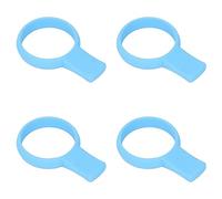 Changor Set da 4 Pezzi in Morbido Silicone per Allenatore con Impugnatura per Racchetta da Tennis per un Migliore Controllo Nelle Competizioni Sportive (#3)