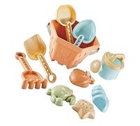 Changor Set da Gioco da Spiaggia con Giocattoli di Sabbia per Bambini, per Costruire di Sabbia Creativi, Secchio, Pala, Rastrello, Stampi per, Set di Conchiglie da Spiaggia