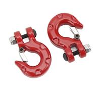 Changor Set di 2 Ganci da Traino RC, Ganci da Traino Durevoli in Lega di Zinco per Migliorare il Realismo Nelle Auto RC 1/10 Come Axial SCX10 e D90