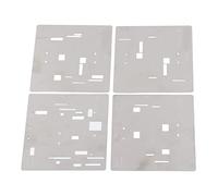 Changor Set di 4 Stencil di Protezione del Cavo dello Schermo, Kit di Strumenti di Protezione Touch IC in Acciaio Inossidabile Durevole per Modelli IOS 11 12 13