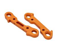 Changor Set di Bracci Oscillanti Posteriori Rinforzati RC per Auto RC ZD Racing 1/7 MX 07 con Funzione Antideformazione in Lega di Alluminio Arancione