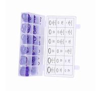 Changor Set di Guarnizioni O-ring per Compressore Aria Condizionata per Auto Guarnizioni in Gomma Resilienti per Alte Temperature Automobilistiche per Finestrino, Cuscinetto, 270 Pezzi (Viola)