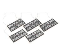 Changor Set di Pendenti con Lettere in Legno, Targhe Decorative da