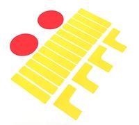 Changor Set di Pennarelli per Pickleball con Silicone Resistente per Segnare la del Campo, Ideali per Basket, Pallavolo, Tennis, Badminton, 18 Pezzi in Forme Assortite