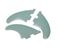 Changor Set di Pinne Posteriori per Tavola da Surf in Fibra di Vetro Verde Durevole per Un'esperienza di Surf Stabile Materiale PVC Taglia Unica Adatta a Tutti