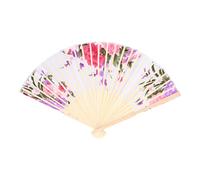 Changor Set di Ventagli Pieghevoli 4 Pezzi Squisito Strumento di Raffreddamento Portatile in bambù per Matrimoni e Feste 37,5 Cm