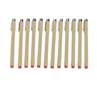 Changor Set Micro Penne 12 Pezzi Punta Fine per Disegni Al Tratto, | Inchiostro Marrone Impermeabile, Flusso di Inchiostro Uniforme, Compatibile con Fumetti, Acquerelli, Diari, Arte Mista