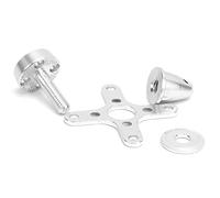 Changor Supporto Adattatore per per Aereo RC, Lega di Alluminio Resistente per Motori Brushless C2822/C2826 Ad Ala Fissa, Set da 4 Pezzi