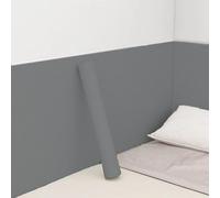 CHANGPHG Carta da parati autoadesiva 3D bianca 50x500 cm Pellicola for pareti spesse che riduce il rumore e isola termicamente(Grey,W 50xL280xH0.6 cm)