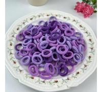 ChangTsingLee 100 Pezzi Elastici Capelli Bambina Elastici Piccoli Codini Per Capelli Bambina Senza Cuciture Per Bambine Ragazze Neonati Viola