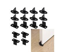 Changyeah 20 guide a pavimento, in plastica, a forma di T e a forma di L, in plastica, per porta scorrevole, per pavimento, scorrevole, per porta scorrevole (nero)