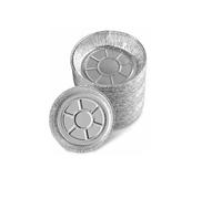 Changyeah 50 stampi rotondi in alluminio da 8 pollici, in alluminio monouso, per cuocere, cuocere a vapore, cucinare, conservare