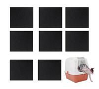 Changyeah Filtro ai carboni attivi, 8 filtri ai carboni attivi, filtro a carbone, biometro, filtro ai carboni attivi, filtro a biometro, filtro a carbone attivo, filtro quadrato per contenitore
