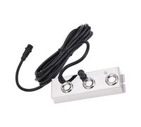 CHANGYING Nebulizzatore a ultrasuoni con 12 nuclei di atomizzazione, cavo da 3 m per umidificatore interno o esterno, macchina per nebbia in acciaio inox, per casa, giardino, stagno
