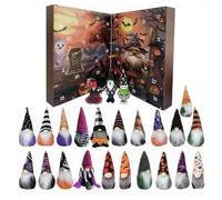 CHANGYUE Calendario Avvento di Halloween 2025, con un avvenimento di gnome di bambola classico, calendario for il conto alla rovescia a sorpresa for il regalo dei calendari di decorazioni for le vacan
