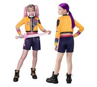 CHANGYUE Demon Hunters Rumi Costume, Halloween Cosplay Set di abbigliamento completo, vestito di cosplay leggero, si adatta all'uniforme da ruolo di Rumi Mira multiuso Mira, proposito di carnival di H