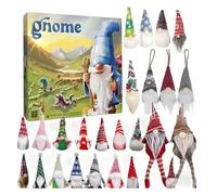 CHANGYUE Gnome Advent Calendar 2025, Calendario 'avvento di Natale 24 giorni con bambole gnome da collezione, decorazione natalizia Regali di conto alla rovescia per bambini (E)