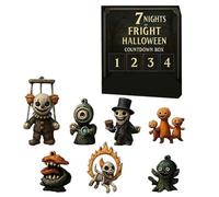 CHANGYUE Halloween Avvent Calendar 2025, giocattolo del calendario 'avvento per bambini, notti di paura del conto alla rovescia di Halloween con figurine (A)