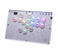CHANGYUE Tastiera da combattimento 16 tasti Turbo, Hitbox Arcade Fight Stick in acrilico PC/PS4/PS5/NS/Steam