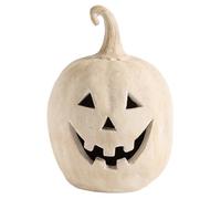 CHANGYUE Terracotta Pumpkin Halloween ha artigianato a mano Jack-O'-Lantern, Fall e Halloween Decorazioni carine Ornere Scultura di zucca (E)