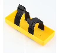 Chanjorlin 1/10 Crawler Car Battery Tray Case RC Plastica rigida Batteria Accessori per 2S Litio & 7.2V NiMH Batteria Compatibile con 1:10 Off Road Buggy Car Traxxas TRX4 Axial SCX10 II (giallo)
