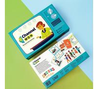 Channel Won Game News Reporters Casual Board Game Semi-Coop Ages 14+ f